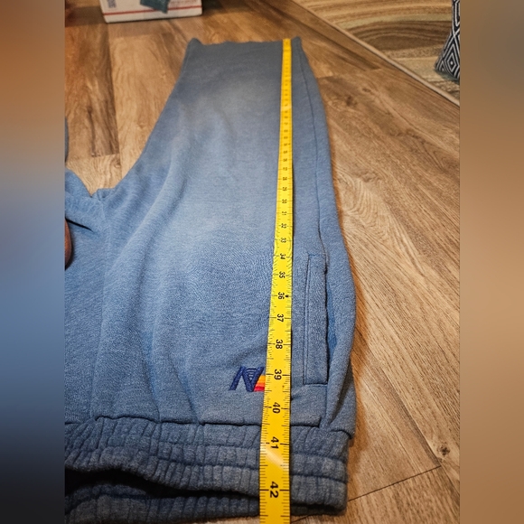 Aviator Nation-  Rugby Stich Wide Leg Sweatpants sz: Small !Sold Out on Website! - Picture 6 of 9